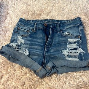 american eagle jean shorts